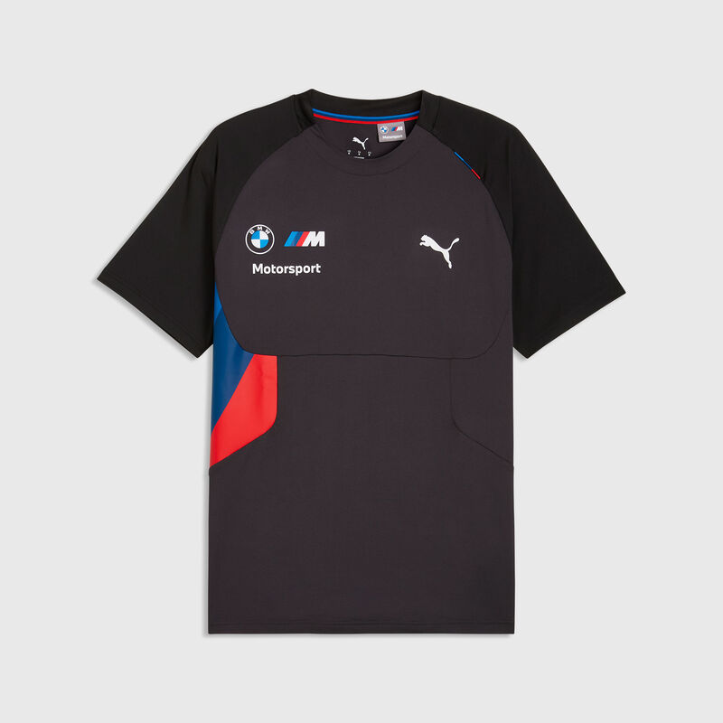 PUMA Team PUMATECH T-Shirt ss26 - BMW Motorsport - Puma black L - Fuel For Fans F1 Merchandise store