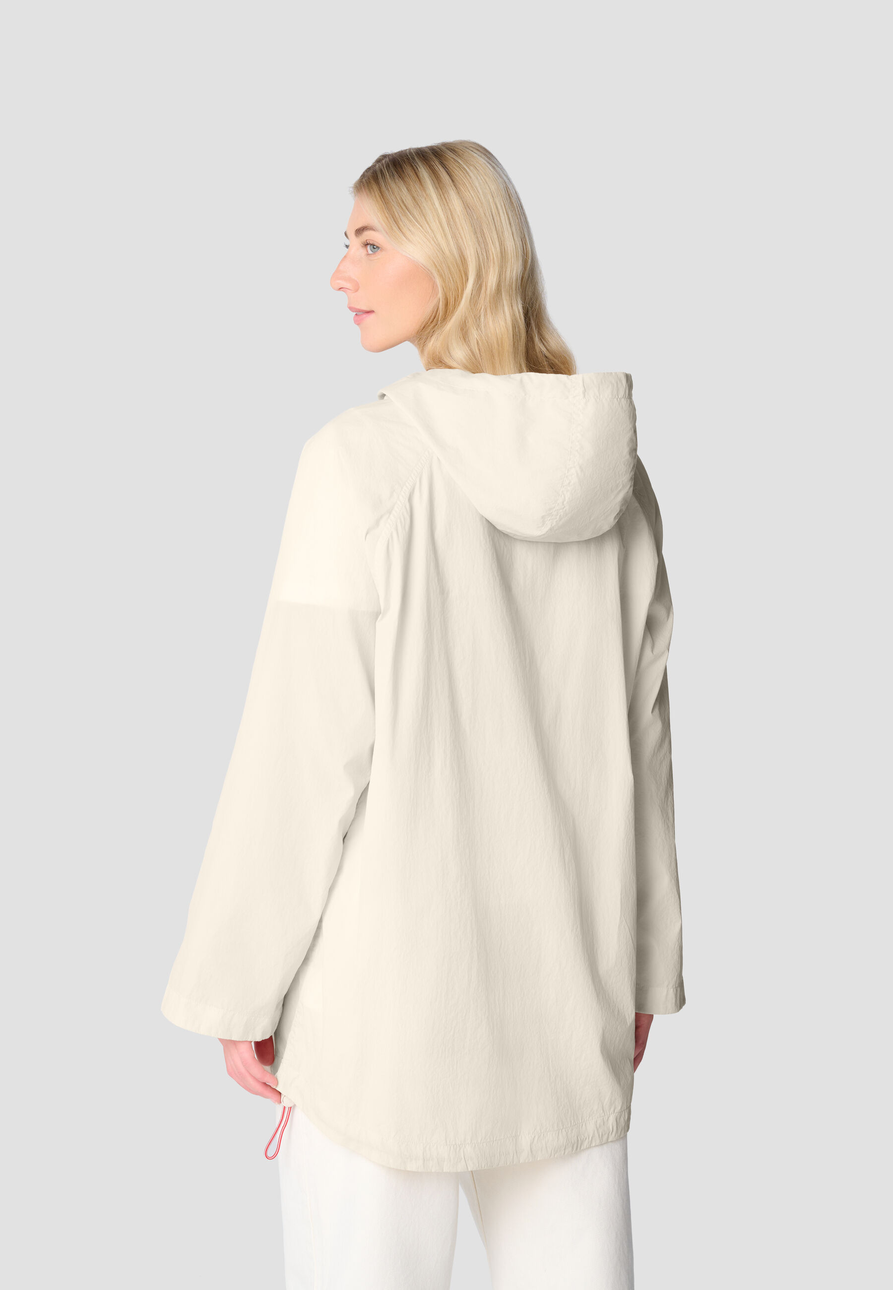 Packable cagoule top