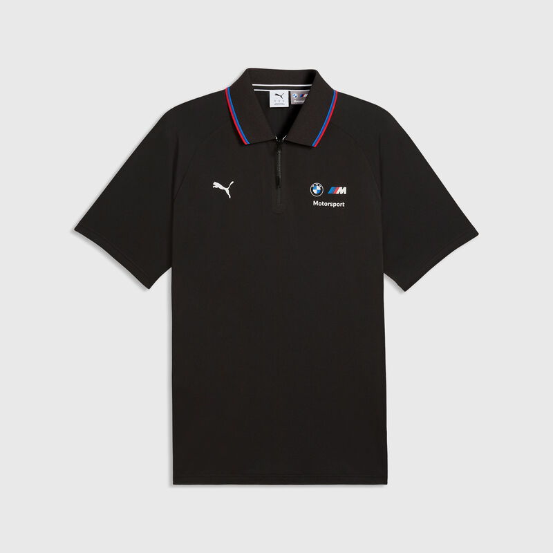 PUMA BMW M Motorsport Cloudspun Polo 26ss - BMW Motorsport - Puma black S for males - Fuel For Fans F1 Merchandise store