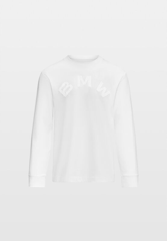 BMW oversized long-sleeved T-shirt 24ss - BMW Lifestyle - White M for males - 8719203326382 - Fuel For Fans F1 Merchandise store