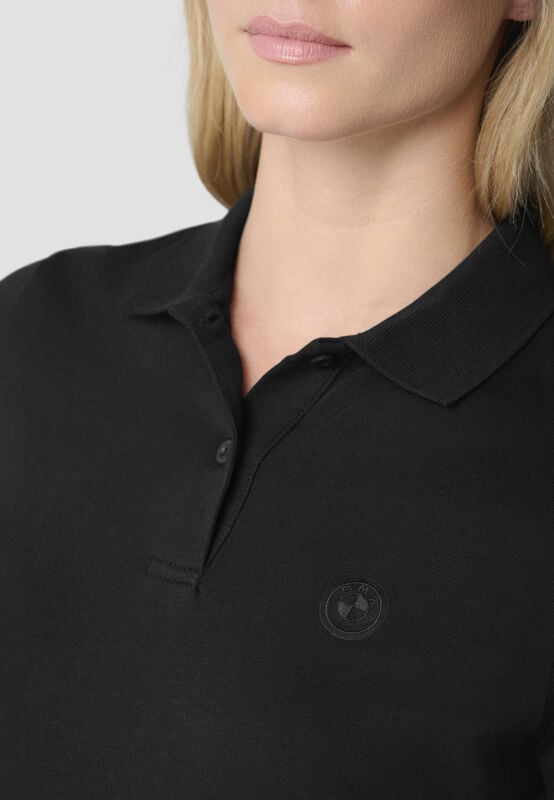 CORE WOMENS MICRO SYMBOL POLO - model