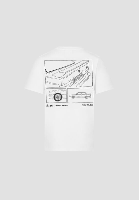 BMW x Michael Wiethaus E30 Print T-Shirt - hi-res
