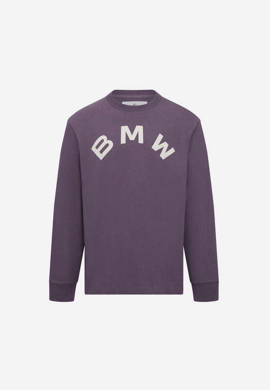 BMW oversized long-sleeved T-shirt 23wa - BMW Lifestyle - Prism violet / til. purple XS for males - 8719203346229 - Fuel For Fans F1 Merchandise store