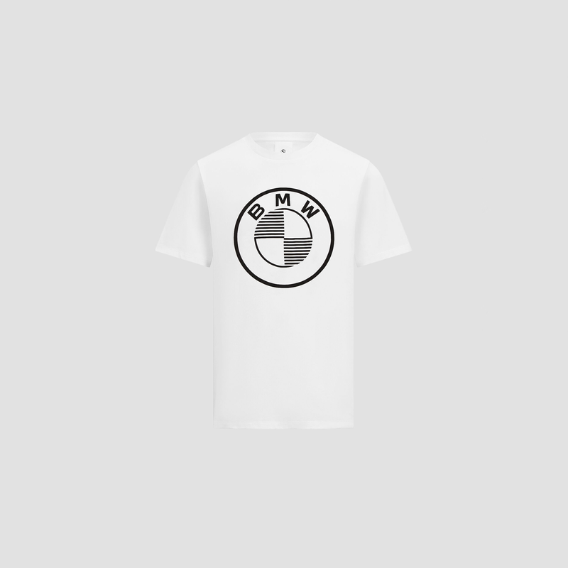BMW Core Contrast Symbol T-shirt 24ss - BMW Lifestyle - White / black M - 8719203422794 - Fuel For Fans F1 Merchandise store