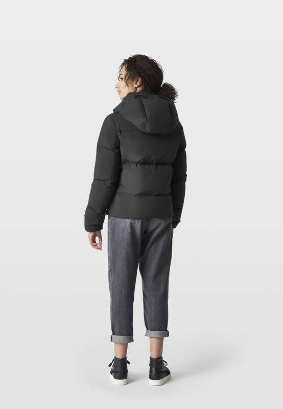 CORE TAG INSULATION HOODIE JACKET - model