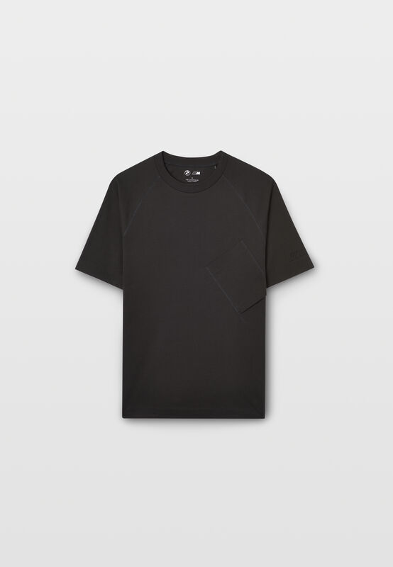 BMW M Micro Raglan T-Shirt 24ss - BMW Lifestyle - Black S for males - 8719203297910 - Fuel For Fans F1 Merchandise store