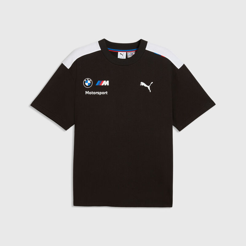 PUMA Team Drivers T-Shirt ss26 - BMW Motorsport - Puma black XL for males - Fuel For Fans F1 Merchandise store