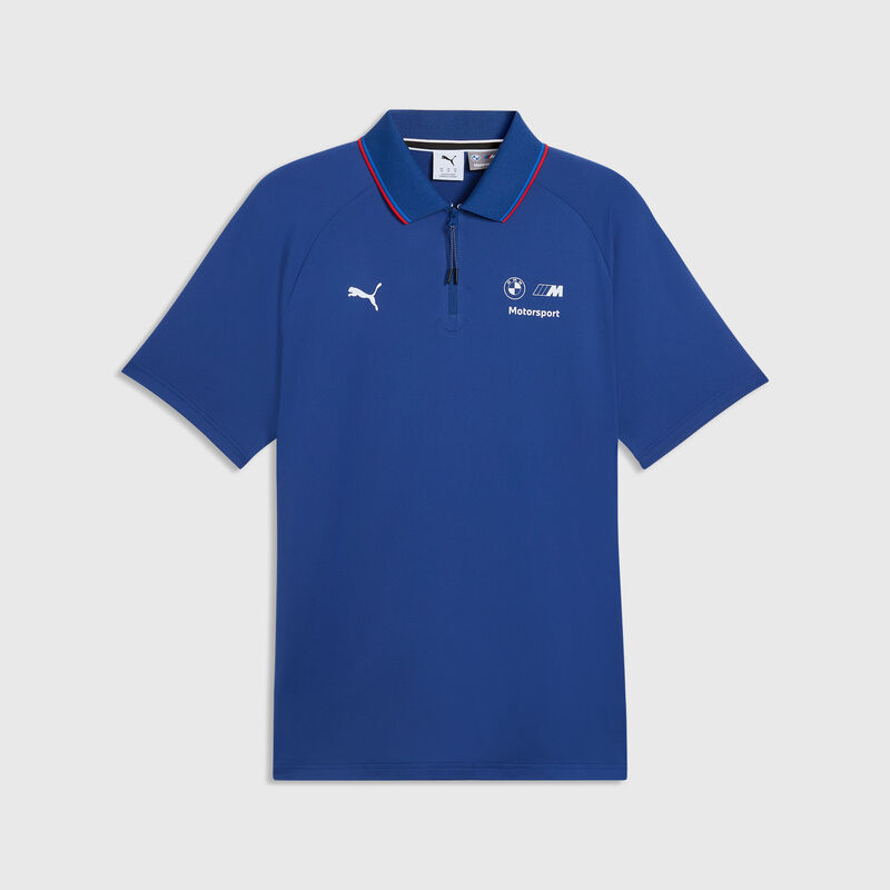 PUMA BMW M Motorsport Cloudspun Polo 26ss - BMW Motorsport - Pro blue-m S for males - Fuel For Fans F1 Merchandise store