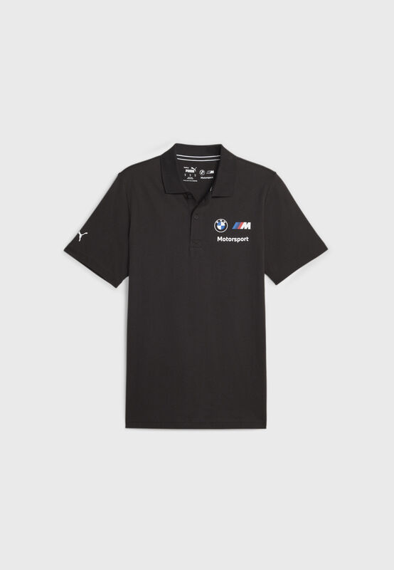 Puma BMW M Motorsport Men's Polo 24ss - BMW Lifestyle - Black M for males - 4099683481899 - Fuel For Fans F1 Merchandise store