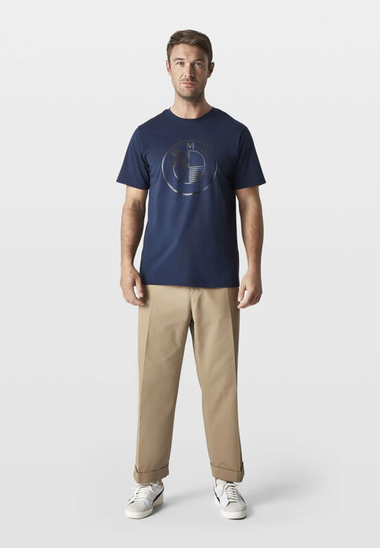 STRIPE DOT T-SHIRT - model