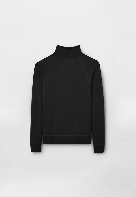 BMW M Micro Raglan Turtle Neck 24ss - BMW Lifestyle - Black M for males - 8719203297972 - Fuel For Fans F1 Merchandise store