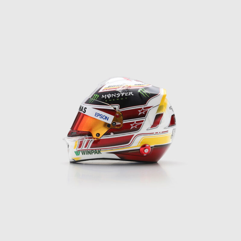 MAPF1 LH 2018 1:5 SCALE HELMET - white