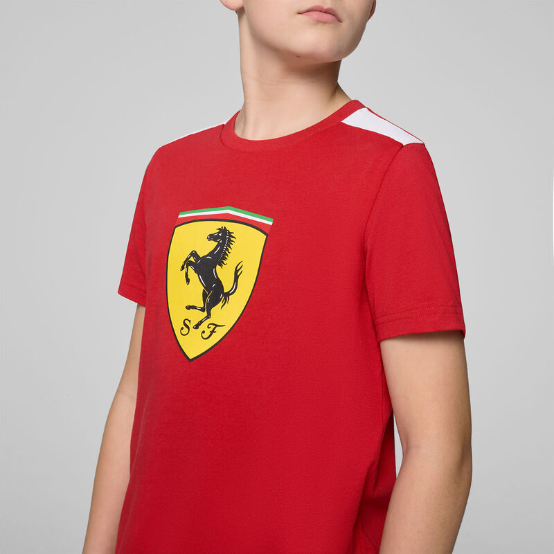 SF KIDS LARGE SHIELD TEE - red
