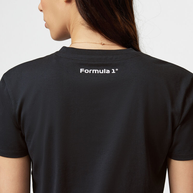 F1 FW WOMENS LOGO TEE - black