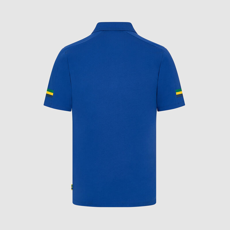 AS FW MENS STRIPE POLO - navy