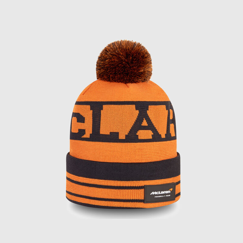MCLAREN SL RP RICCIARDO BOOBLE CUFF BEANIE - orange