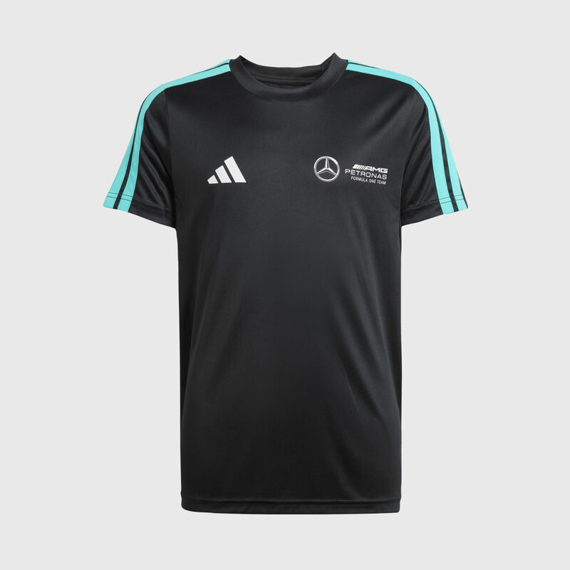 Kids adidas DNA T-shirt 2025 - Mercedes-AMG F1 - Black 140 - 4068802897712 - Fuel For Fans F1 Merchandise store