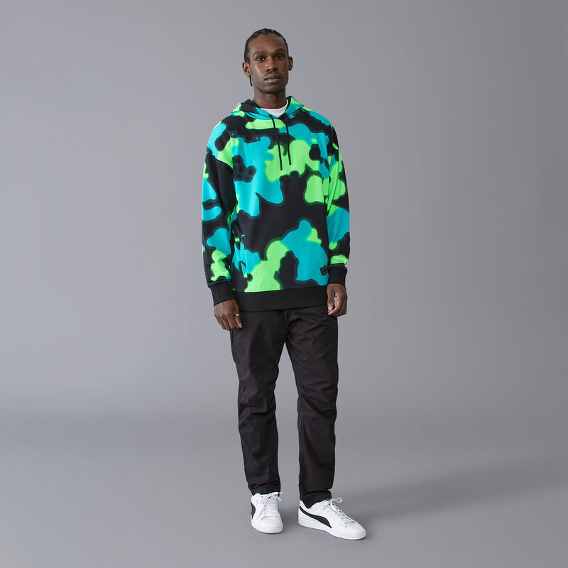 MAPF1 FW SPRAY CAMO RELAXED FIT HOODY GZ - multicolor