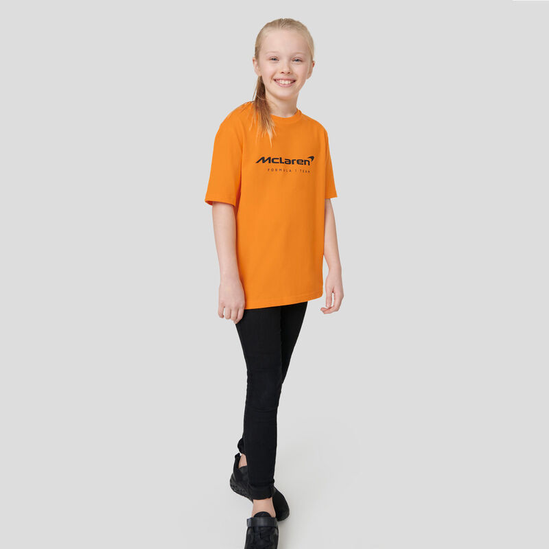 MCLAREN FW KIDS ESSENTIALS TEE - orange