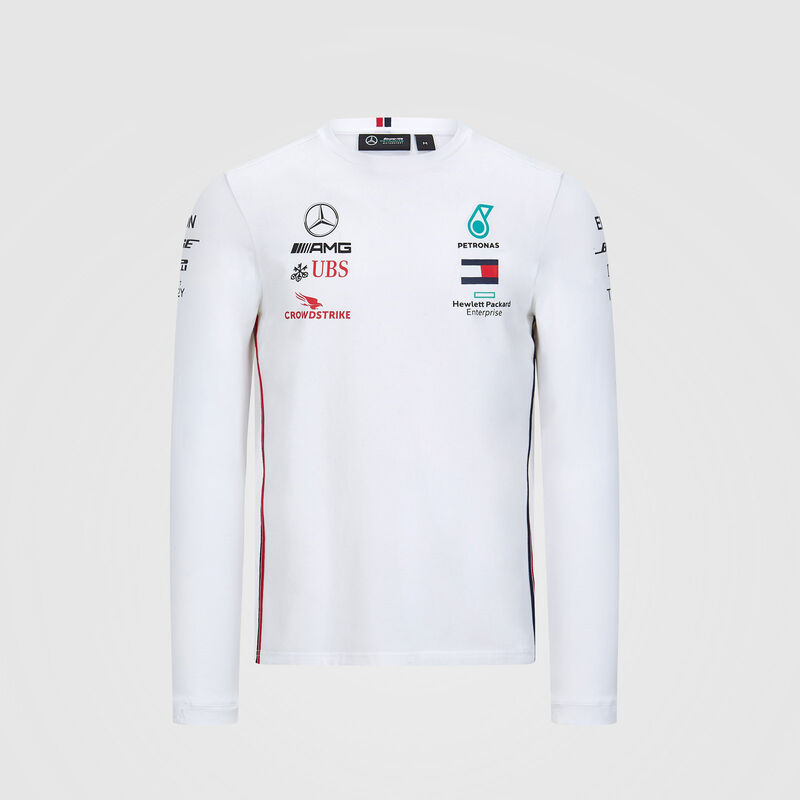 2020 Team Longsleeve T Shirt Mercedes Amg Petronas Motorsport Fuel For Fans
