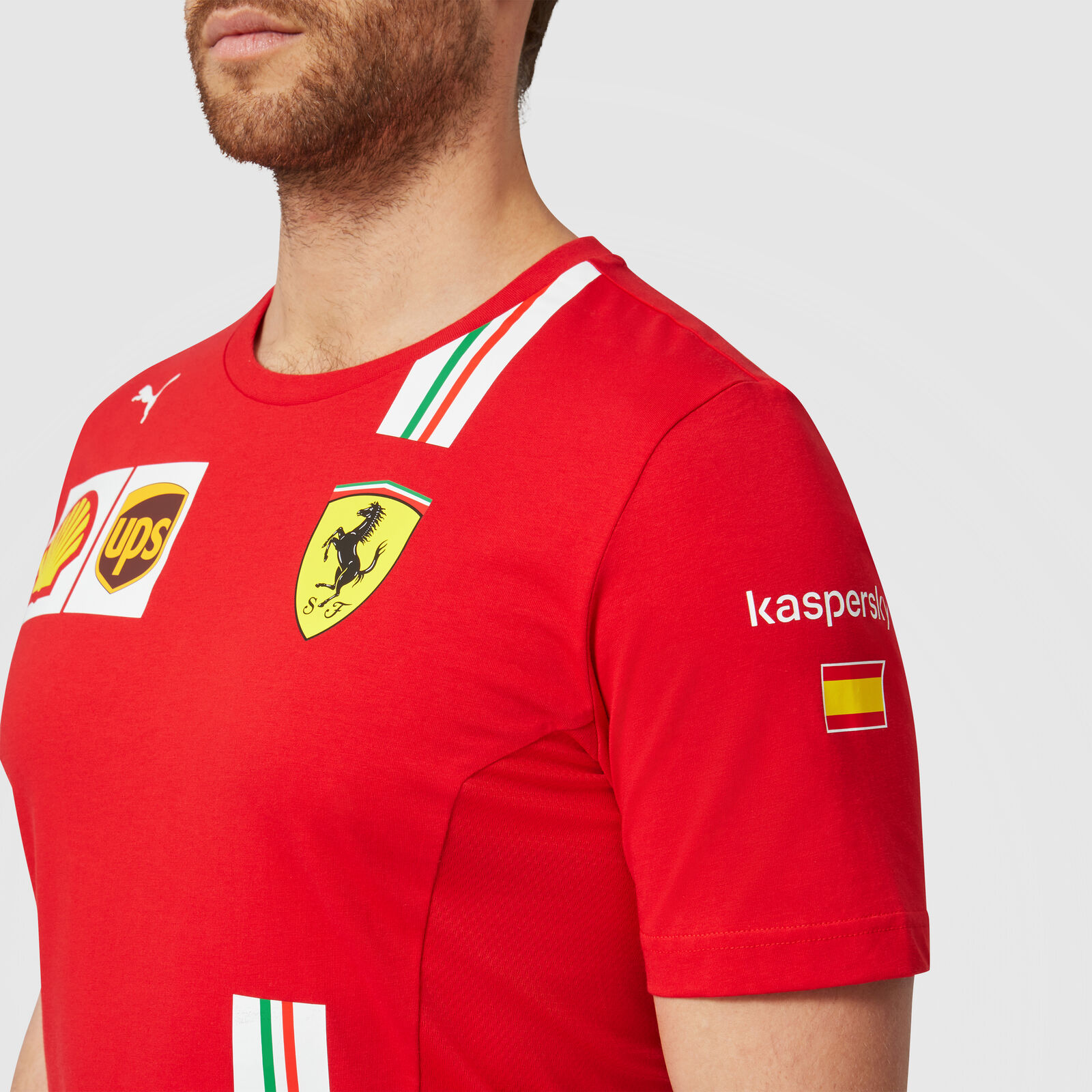 20/21 Carlos Sainz Team T-Shirt - Scuderia Ferrari