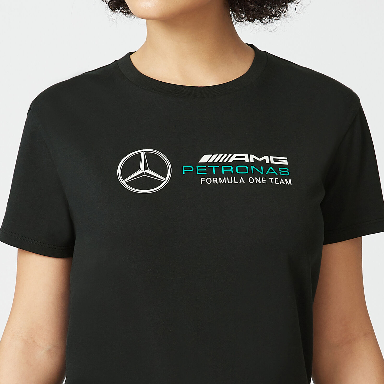 Large Logo-Damen-T-Shirt - Mercedes-AMG Petronas | Fuel For Fans