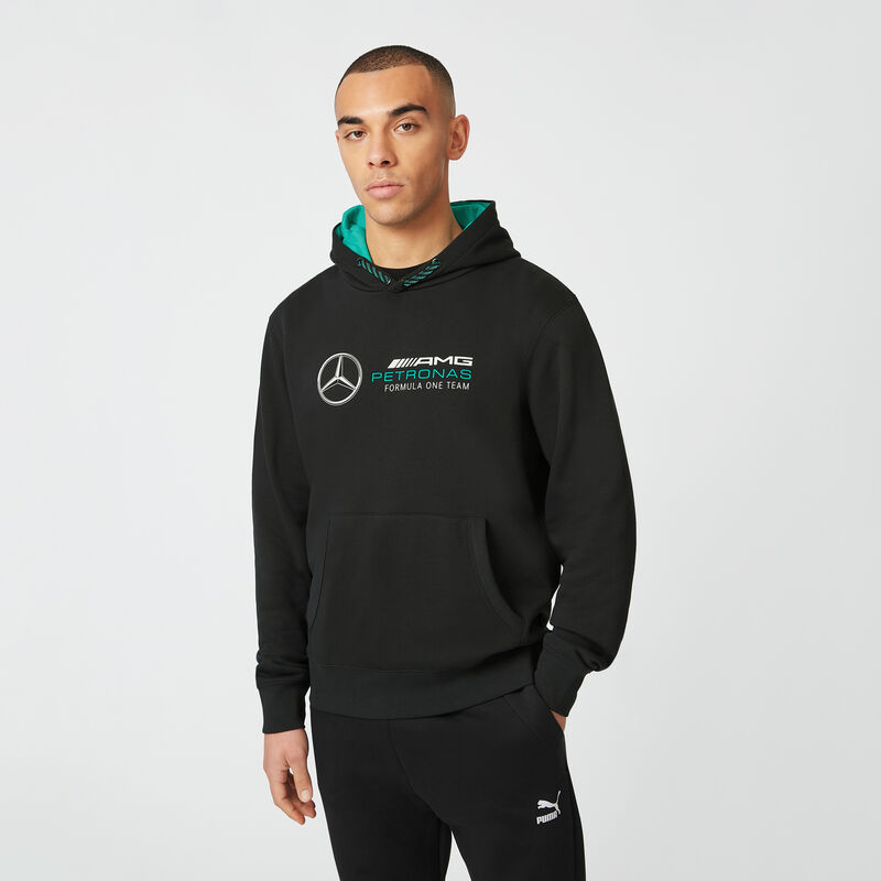 MAPF1 FW LOGO HOODED SWEAT - black