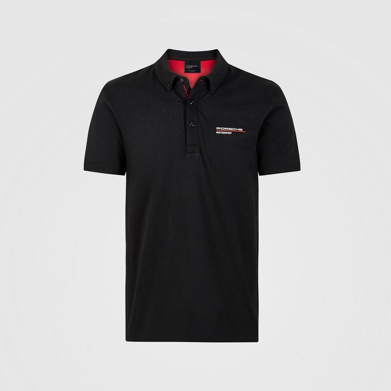 PORSCHE FW MENS POLO - black