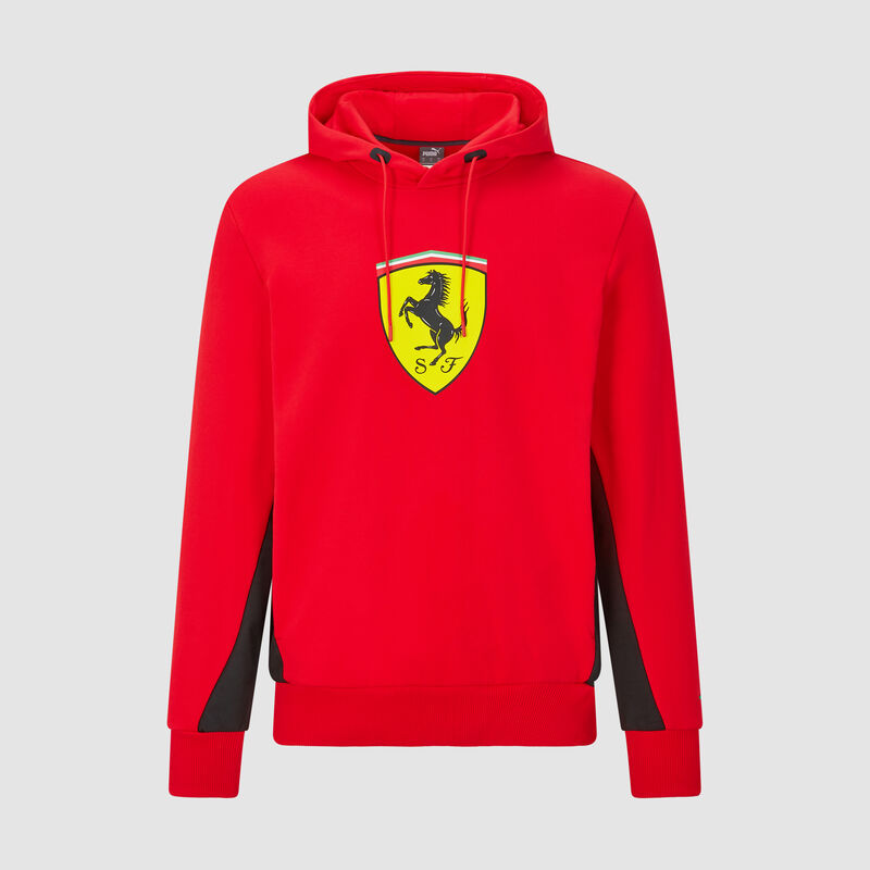 SF PU FW MENS HOODED SWEAT - red