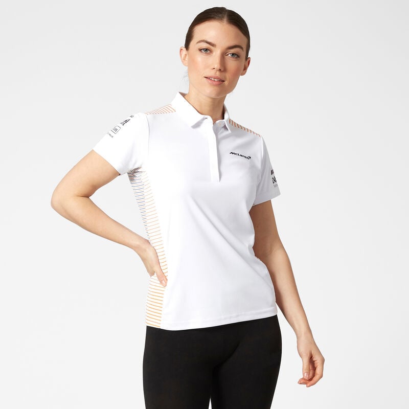 MCLAREN RP WOMENS TEAM POLO - white