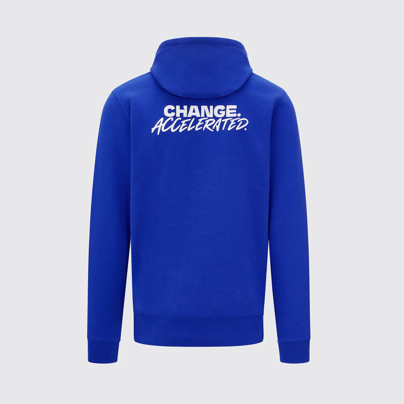 FE FW CHANGE ACCELERATED HOODY - blue