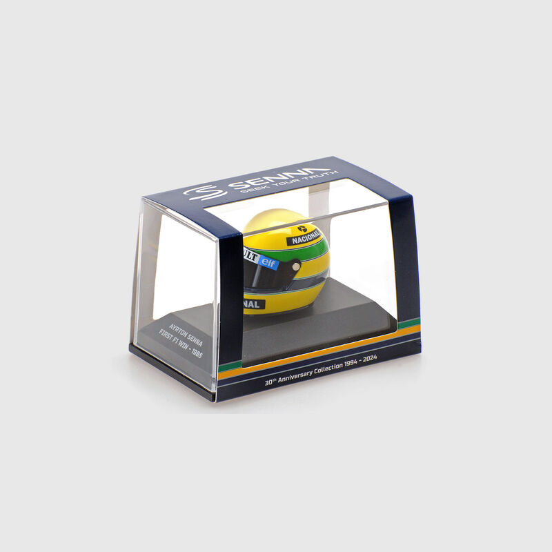 SENNA 85 FIRST WIN HELMET 1:8 - yellow