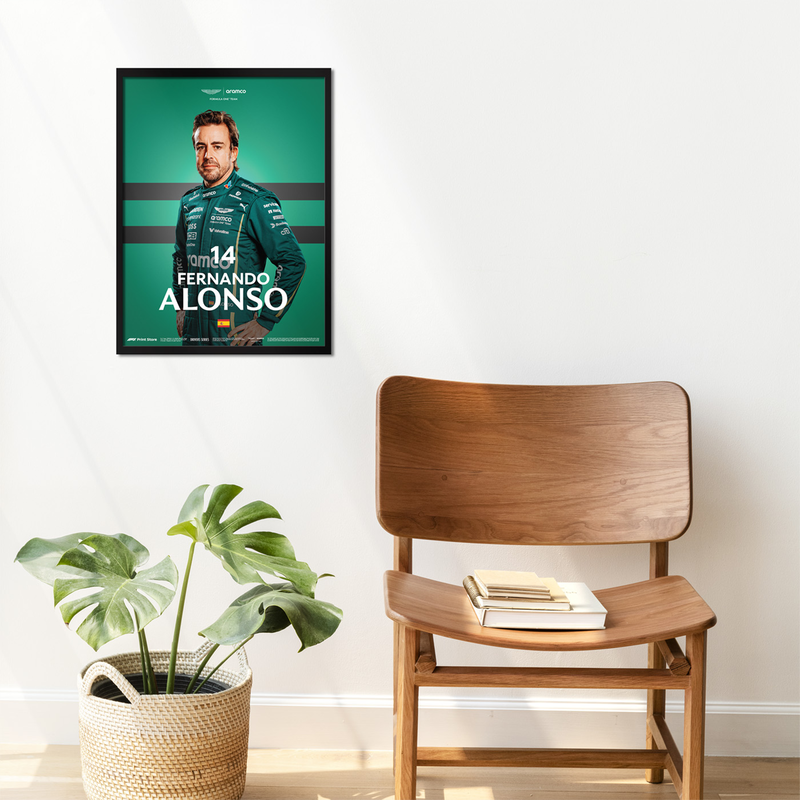 AMF1 FA 2025 DRIVER POSTER - Green