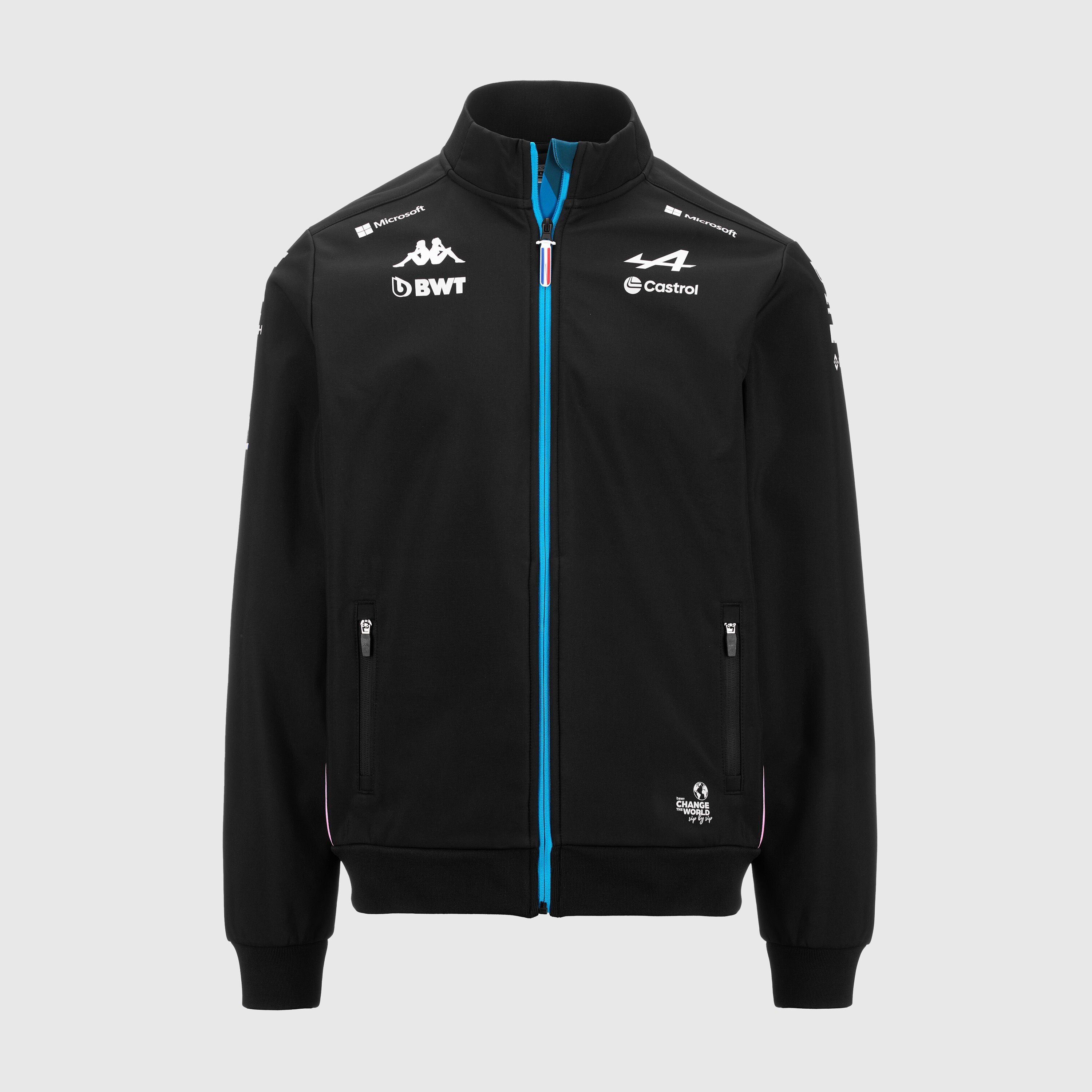 Chaqueta de softshell del equipo 2024 Alpine F1 Fuel For Fans