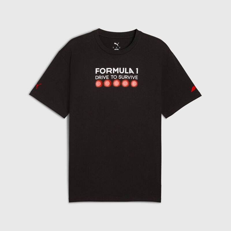 PUMA F1® DTS Relaxed Graphic T-shirt 2025 - F1 Collection - Black XL for males - 4069156126534 - Fuel For Fans F1 Merchandise store
