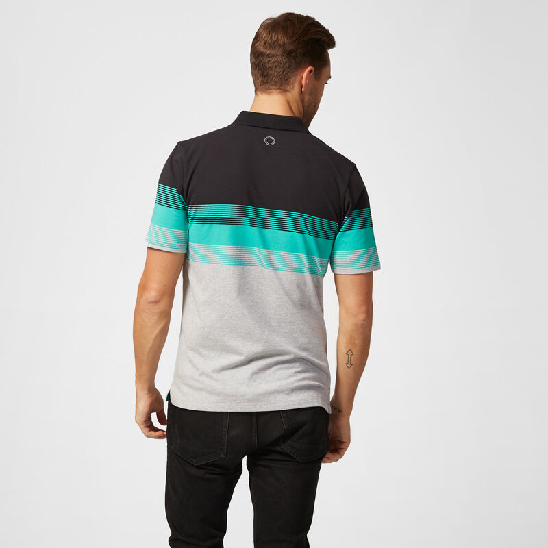 MAPM FW MENS STRIPED POLO - multicolor