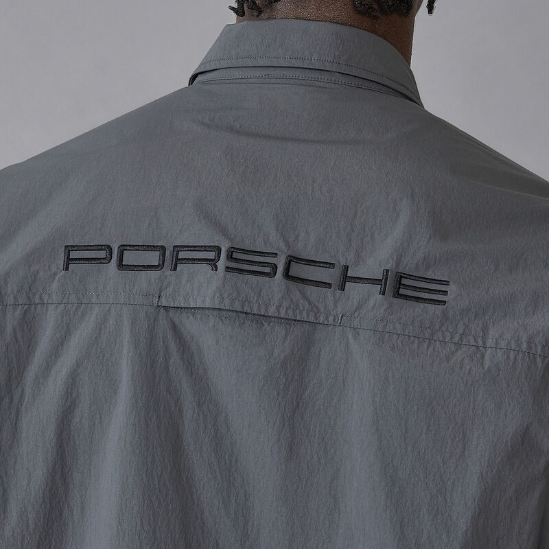 PORSCHE FW MENS UTILITY OVERSHIRT - grey