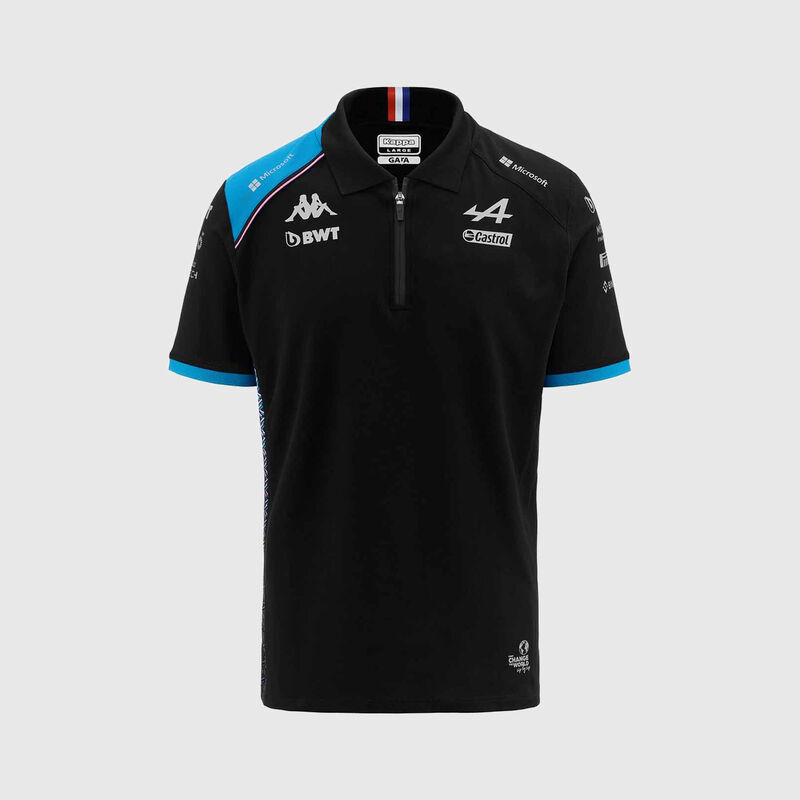 ALPINE F1 SL RP 2023 TEAM POLO - black