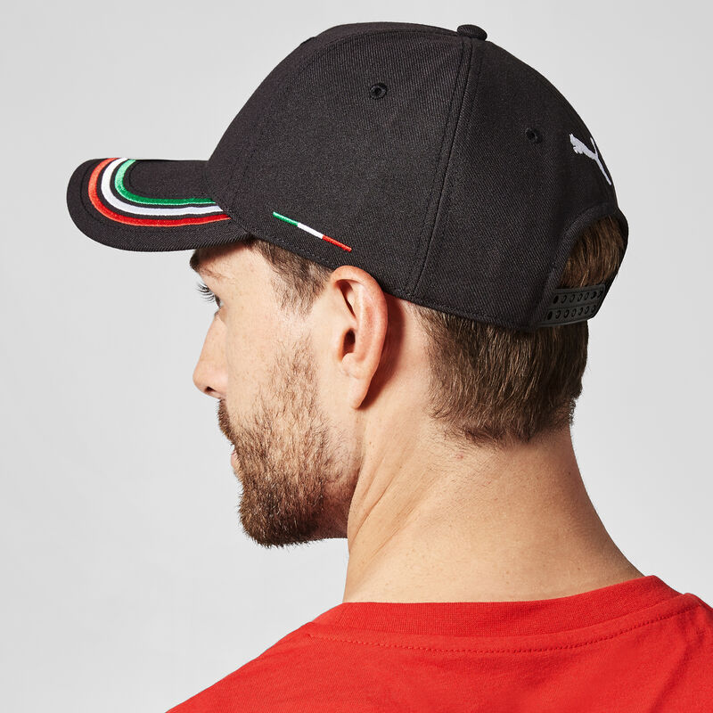 Ferrari Cap Puma F1 Italian Flag Black 701210951-002 - unisex