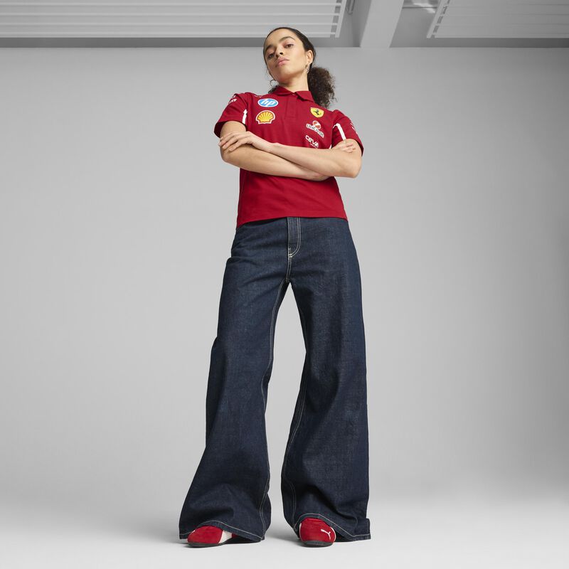 SF RP TEAM WOMENS POLO - red