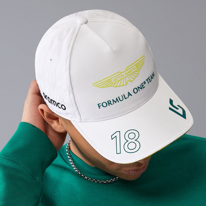 AMF1 RP STROLL TEAM CAP - white