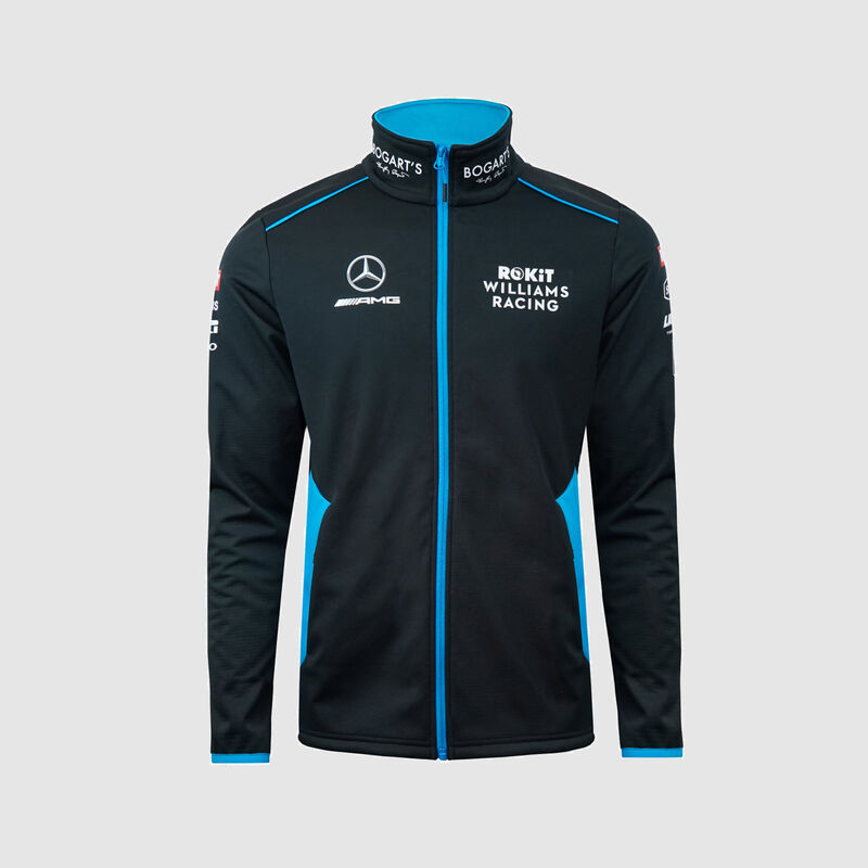 WILLIAMS RACING 2020 MENS TEAM SOFTSHELL - black