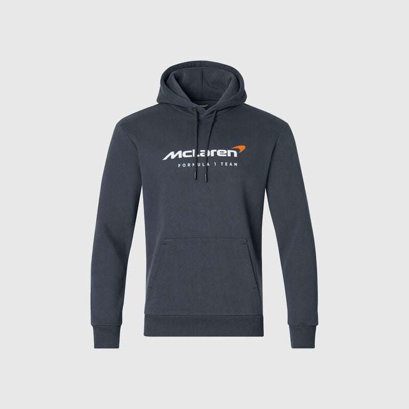 MCLAREN FW ESSENTAILS HOODY - Antracit