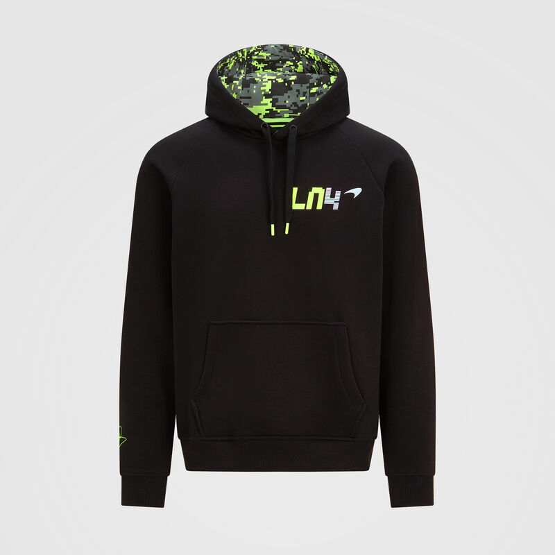 MCLAREN FW MENS LANDO LN4 GLITCH HOODY - black