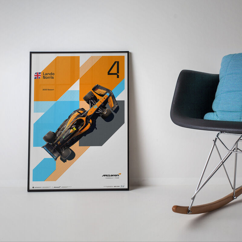 MCLAREN SL LN 2022 POSTER - Multicolor