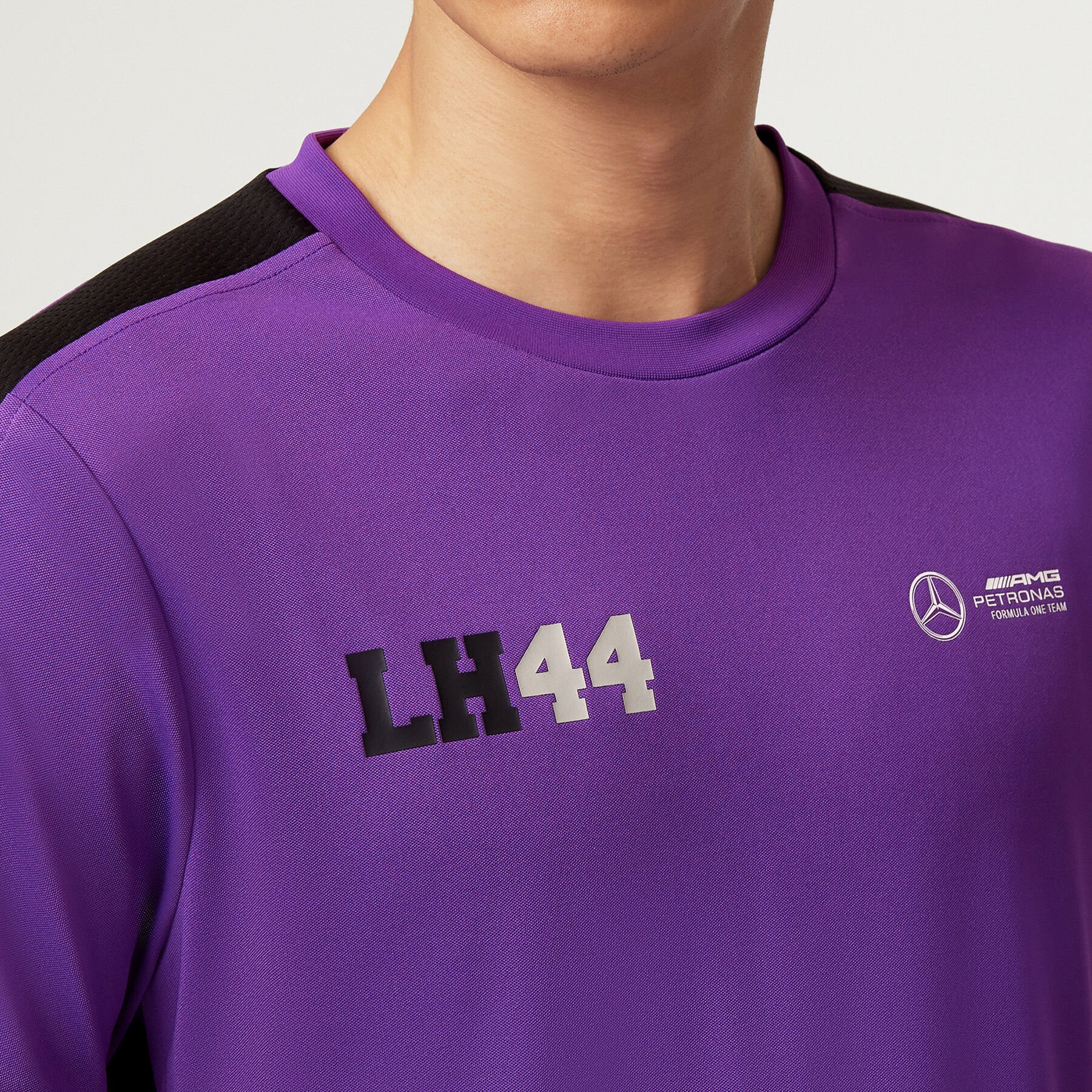 Purple sports t shirt on sale