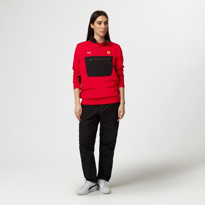 SF FW MENS QUARTER ZIP - red