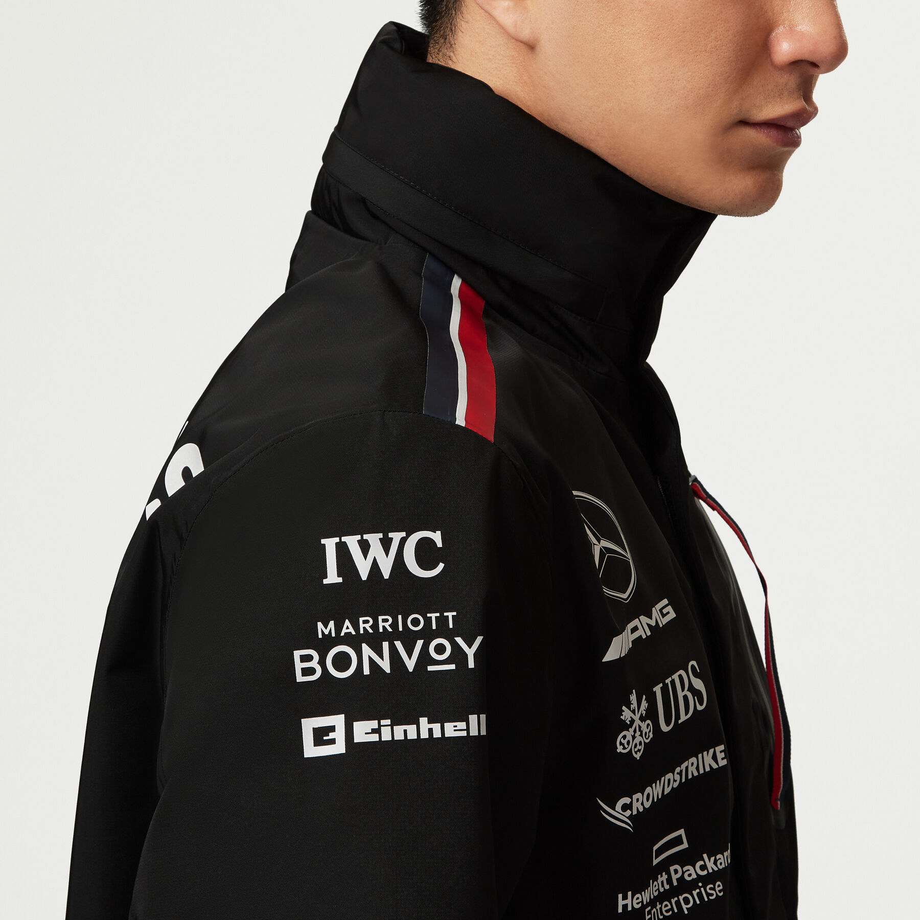 Mercedes amg petronas 2019 team rain jacket sales