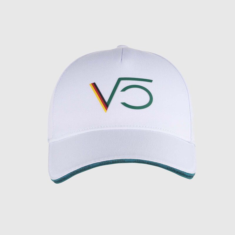 AMFC1 OFFICIAL VETTEL DRIVER CAP - white