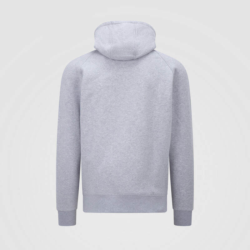 F1 FW LARGE LOGO HOODED SWEAT - grey